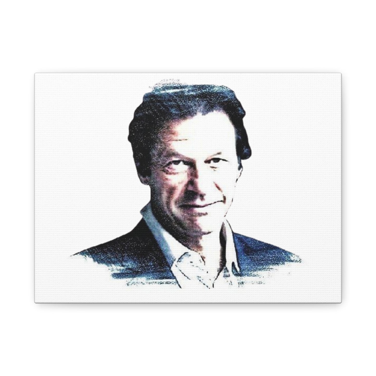 Portrait Canvas Print - Minimalist Male Portrait Matte Stretched Wall Art