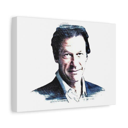 Portrait Canvas Print - Minimalist Male Portrait Matte Stretched Wall Art